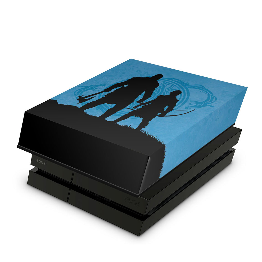 Capa Anti Poeira PS4 Fat - God of War Ragnarok Edition - Pop Arte Skins