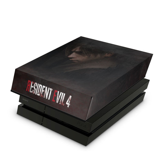 Capa Anti Poeira PS4 Fat - Resident Evil 4 Remake