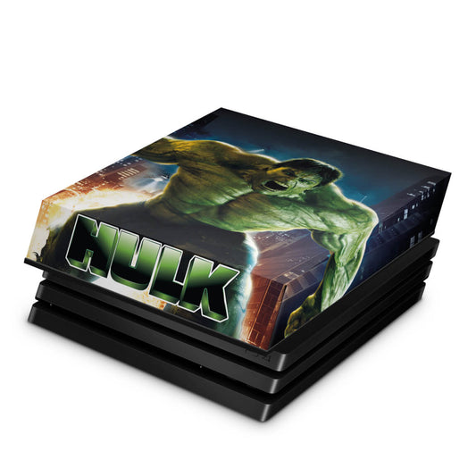 Capa Anti Poeira PS4 Pro - Hulk