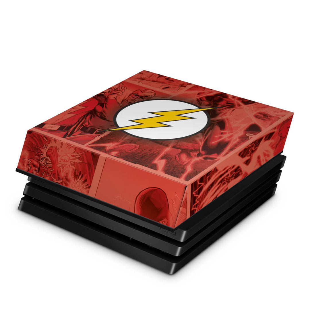 Capa Anti Poeira PS4 Pro - The Flash Comics