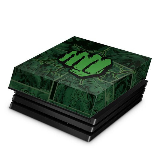 Capa Anti Poeira PS4 Pro - Hulk Comics