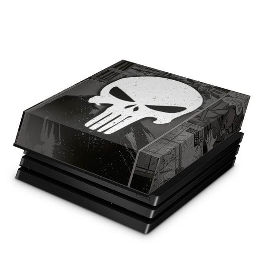Capa Anti Poeira PS4 Pro - The Punisher Justiceiro Comics