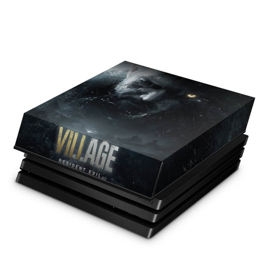 Capa Anti Poeira PS4 Pro - Resident Evil Village