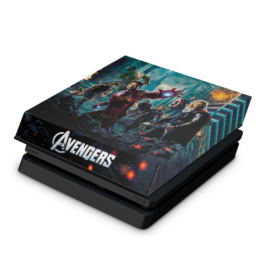 Capa Anti Poeira PS4 Slim - The Avengers - Os Vingadores