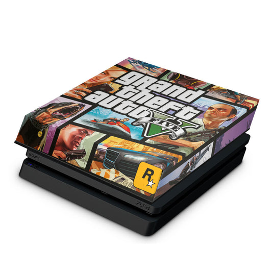 Capa Anti Poeira PS4 Slim - GTA V