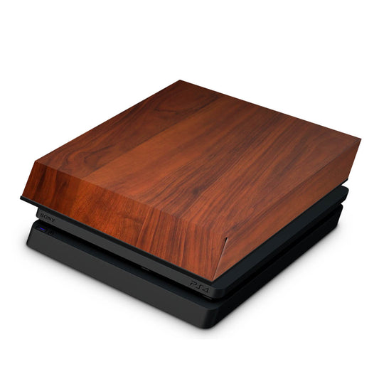 Capa Anti Poeira PS4 Slim - Textura Madeira