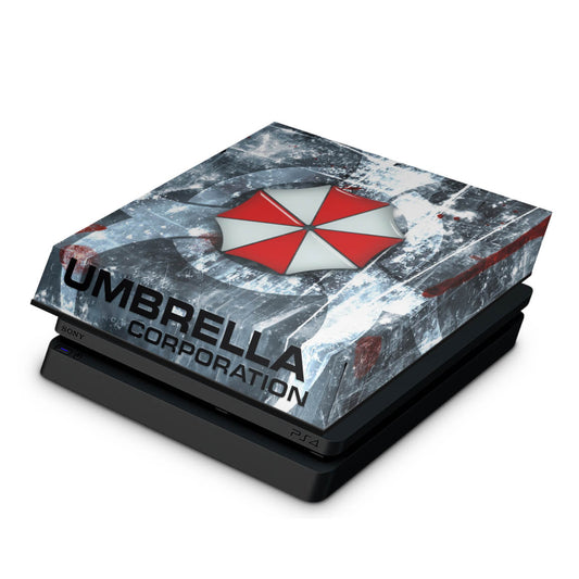 Capa Anti Poeira PS4 Slim - Resident Evil Umbrella