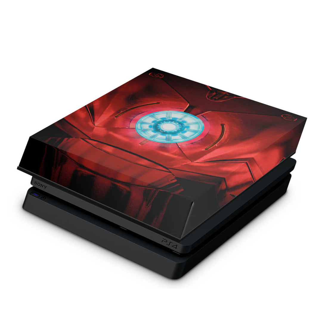 Capa Anti Poeira PS4 Slim - Iron Man - Homem de Ferro