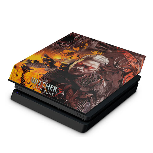 Capa Anti Poeira PS4 Slim - The Witcher #B