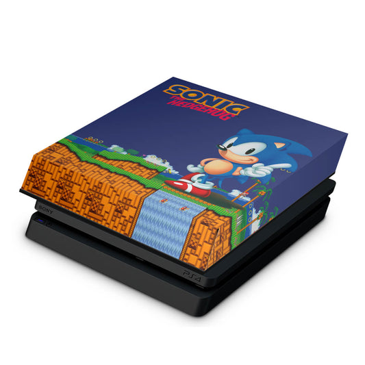Capa Anti Poeira PS4 Slim - Sonic The Hedgehog