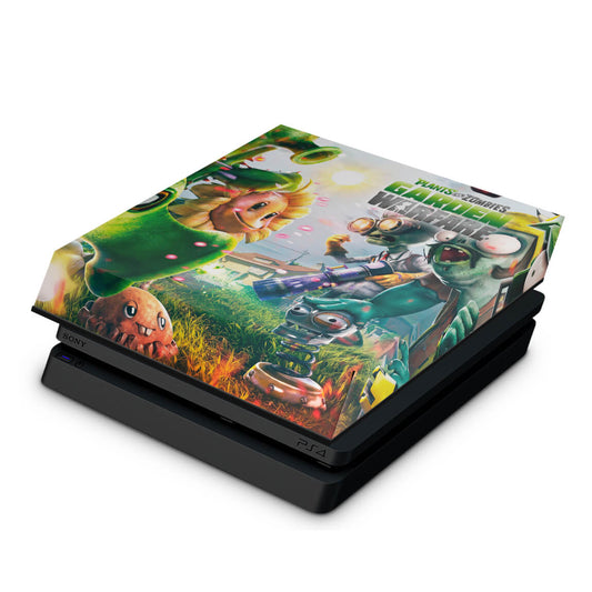 Capa Anti Poeira PS4 Slim - Plants Vs Zombies Garden Warfare