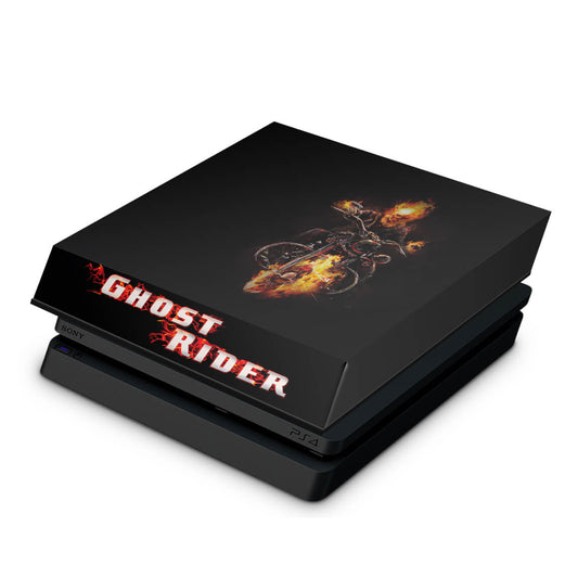 Capa Anti Poeira PS4 Slim - Ghost Rider #A