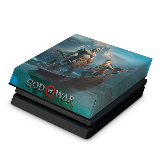 Capa Anti Poeira PS4 Slim - God Of War #B
