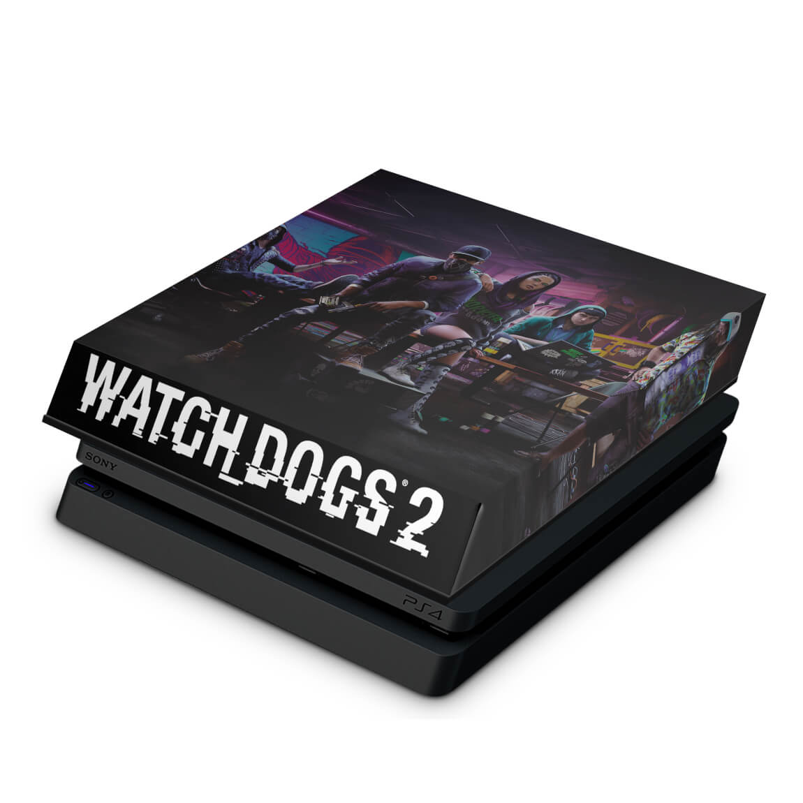 Capa Anti Poeira PS4 Slim - Watch Dogs 2