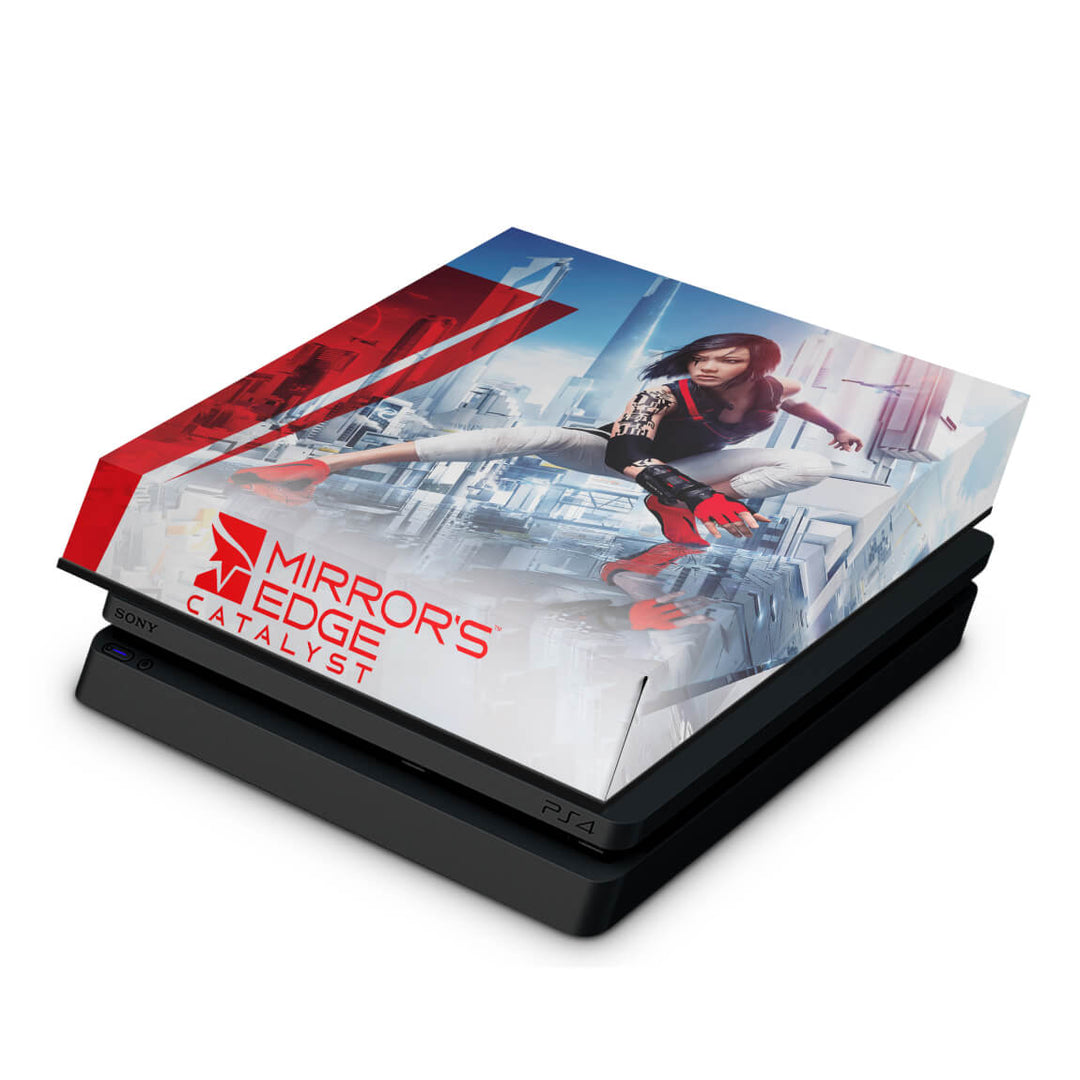 Capa Anti Poeira PS4 Slim - Mirror's Edge Catalyst