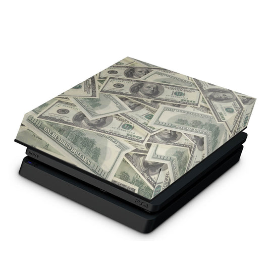 Capa Anti Poeira PS4 Slim - Dollar Money Dinheiro
