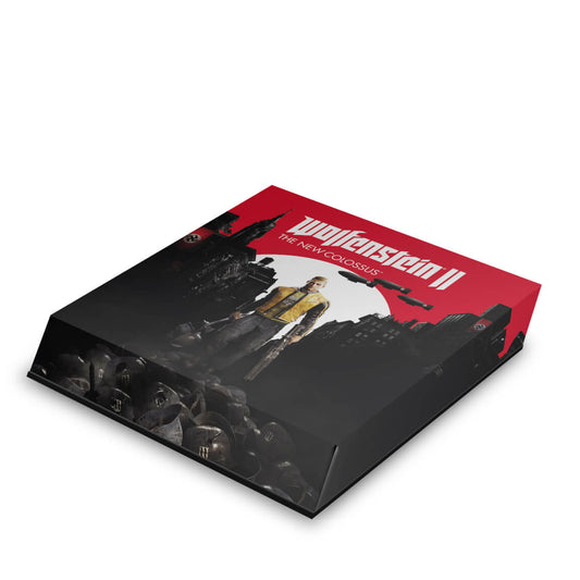 Capa Anti Poeira PS4 Slim - Wolfenstein 2 New Order