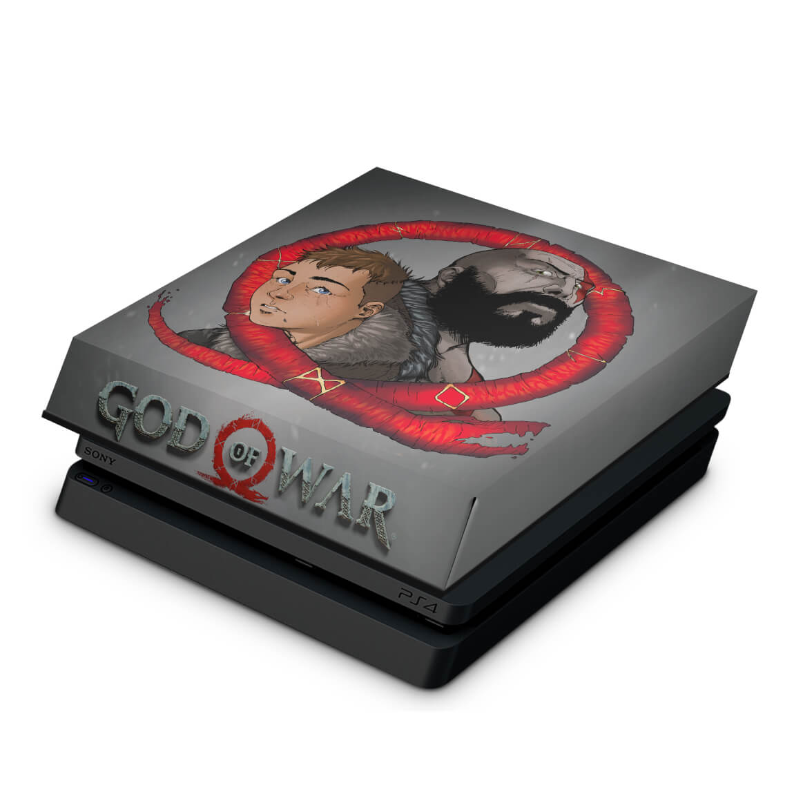 Capa Anti Poeira PS4 Slim - God of War 4