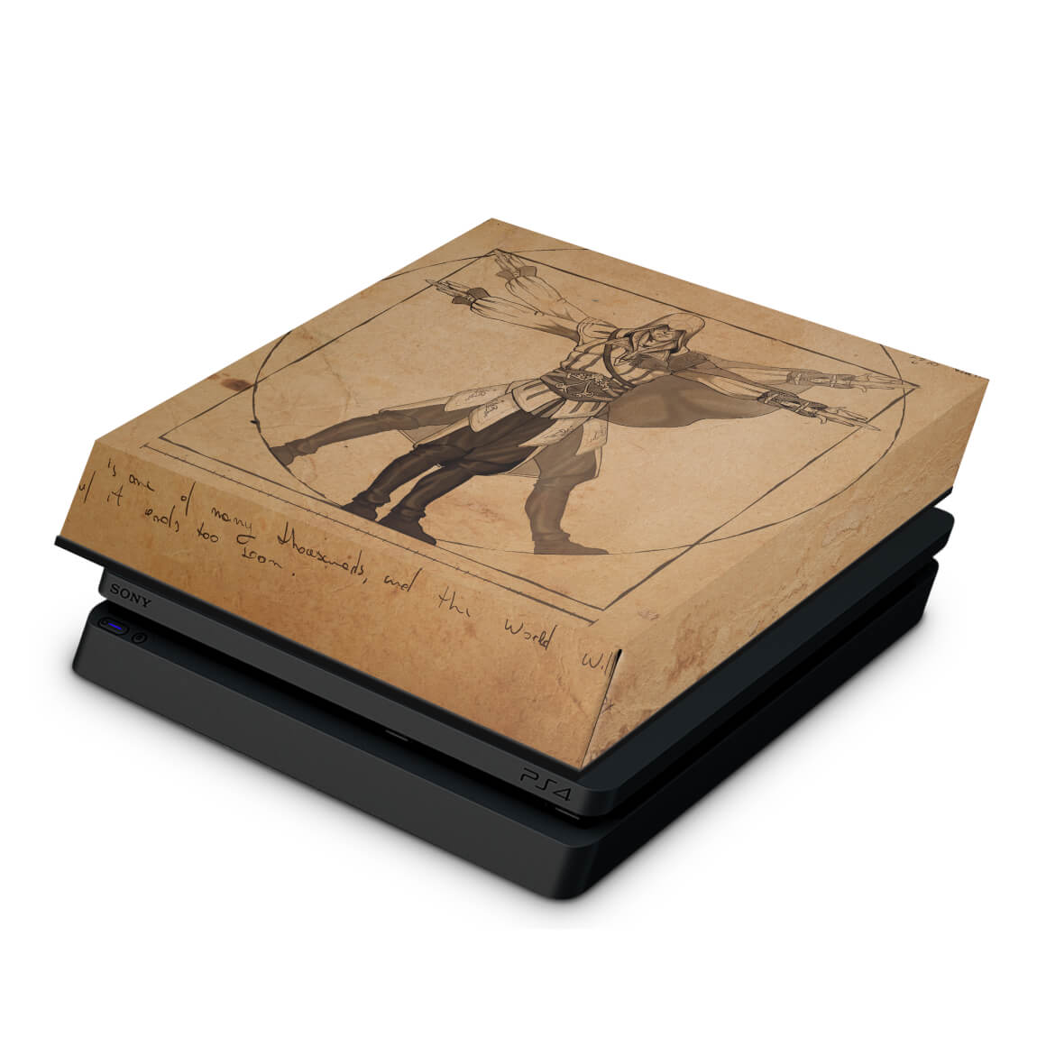Capa Anti Poeira PS4 Slim - Assassin’s Creed Vitruviano