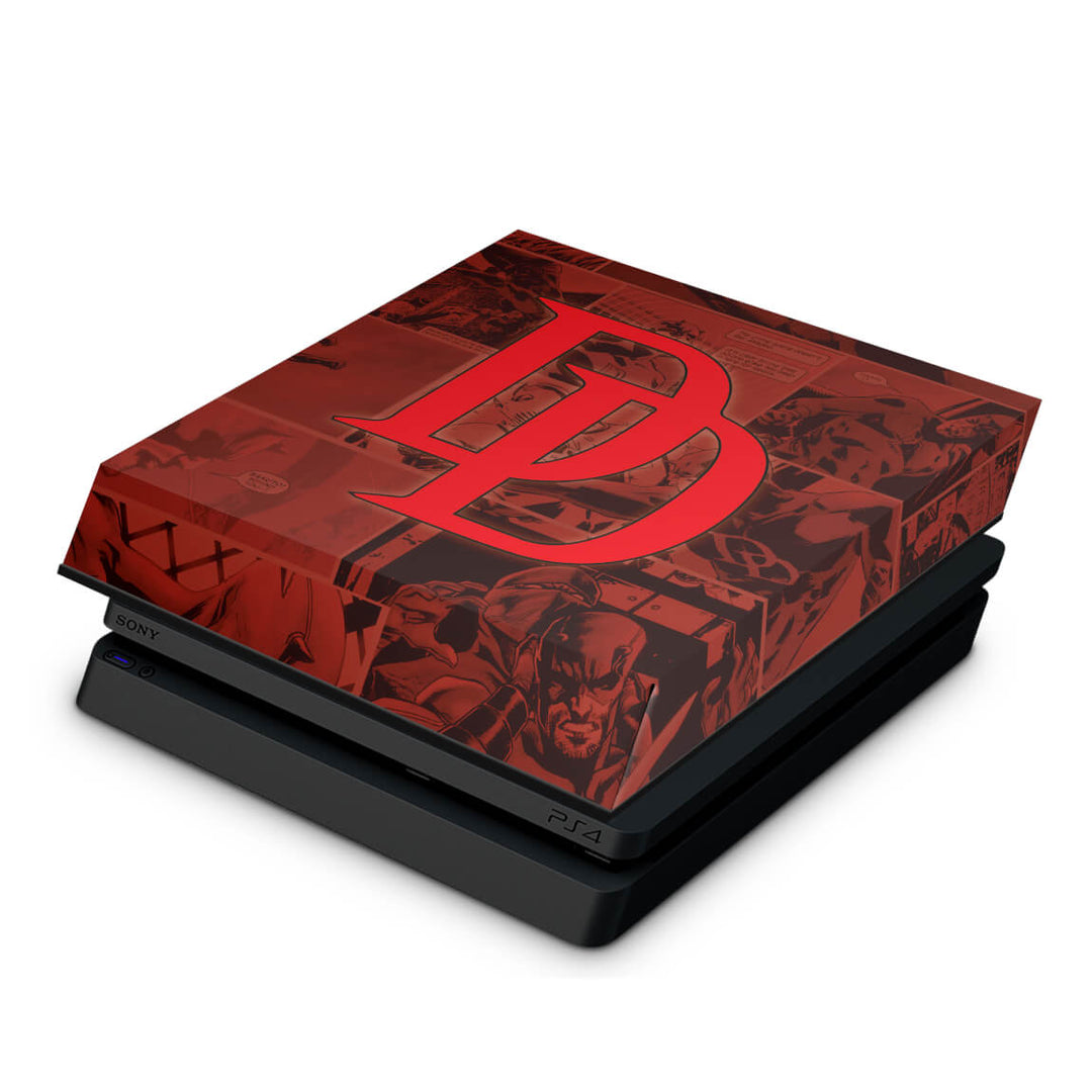 Capa Anti Poeira PS4 Slim - Daredevil Demolidor Comics