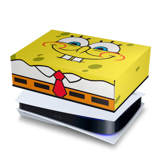 PS5 Fat Capa Anti Poeira - Bob Esponja