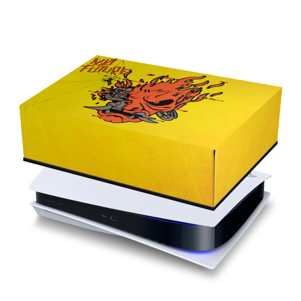 PS5 Fat Capa Anti Poeira - Cyberpunk 2077