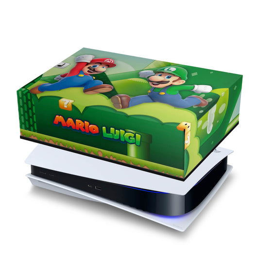 PS5 Fat Capa Anti Poeira - Super Mario