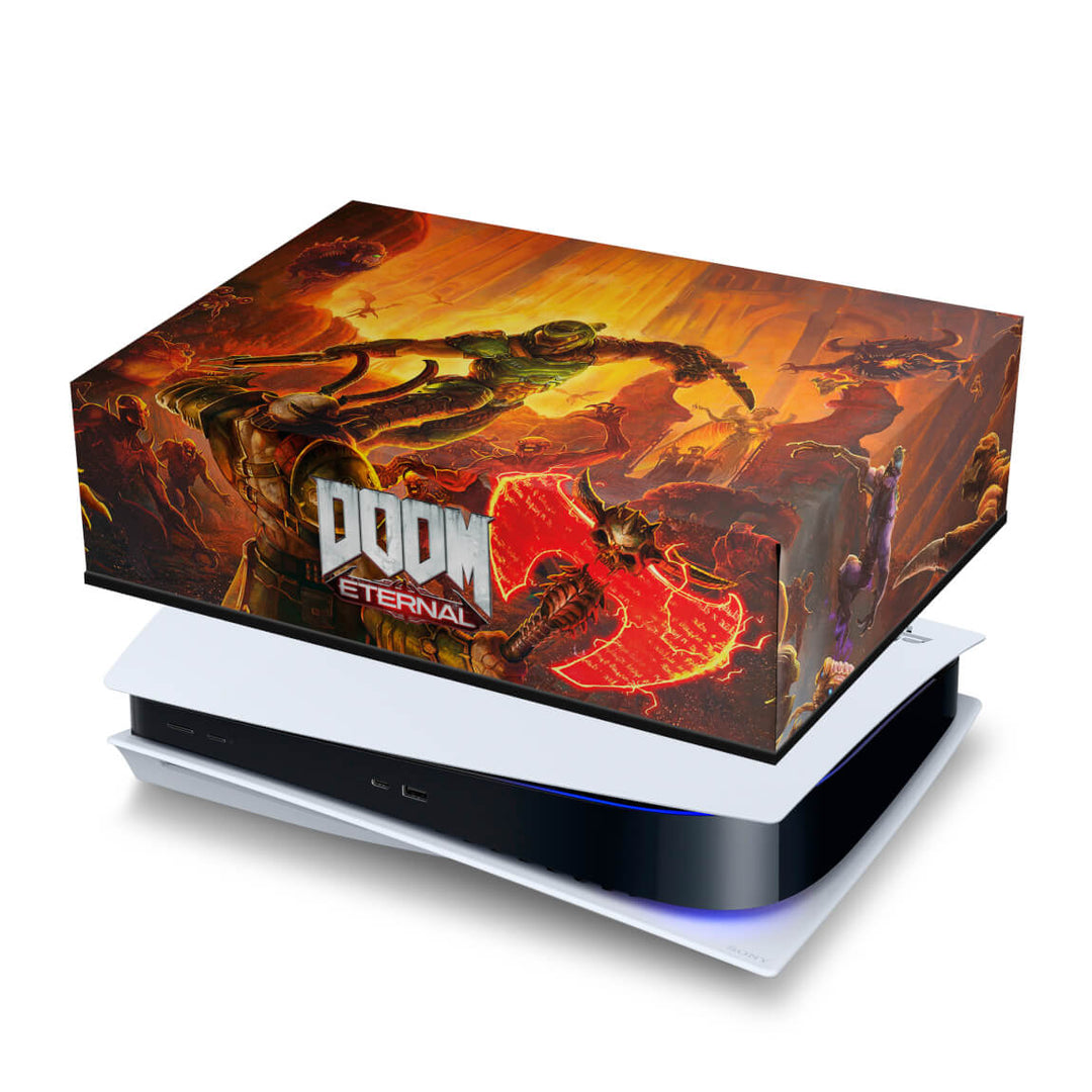 PS5 Fat Capa Anti Poeira - Doom Eternal