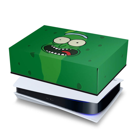 PS5 Fat Capa Anti Poeira - Pickle Rick And Morty