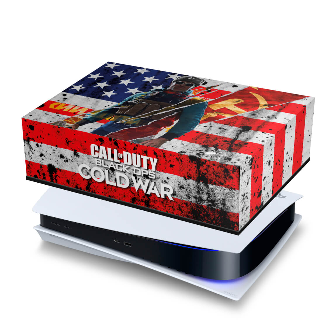 PS5 Fat Capa Anti Poeira - Call Of Duty Cold War
