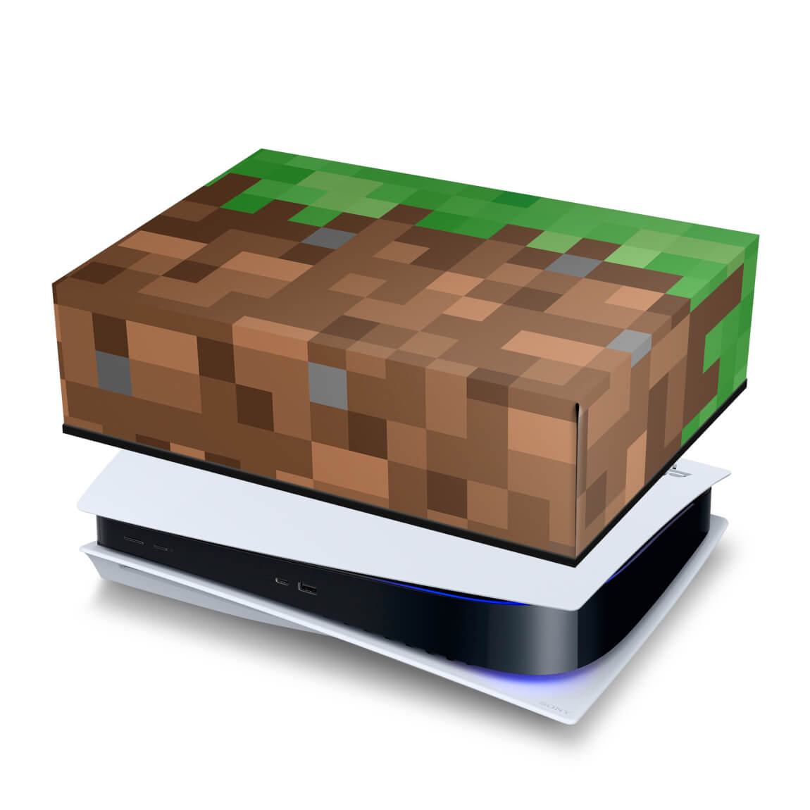PS5 Fat Capa Anti Poeira - Minecraft