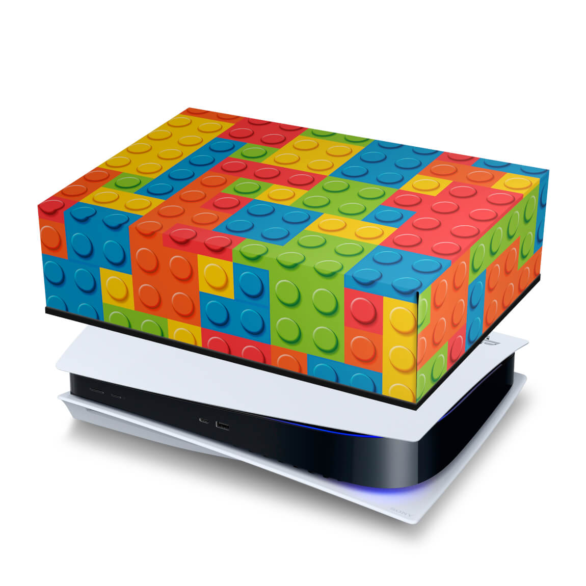 PS5 Fat Capa Anti Poeira - Lego Peça