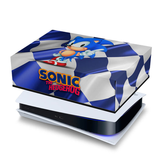 PS5 Fat Capa Anti Poeira - Sonic