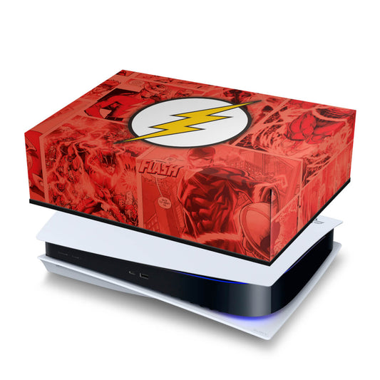 PS5 Fat Capa Anti Poeira - The Flash Comics