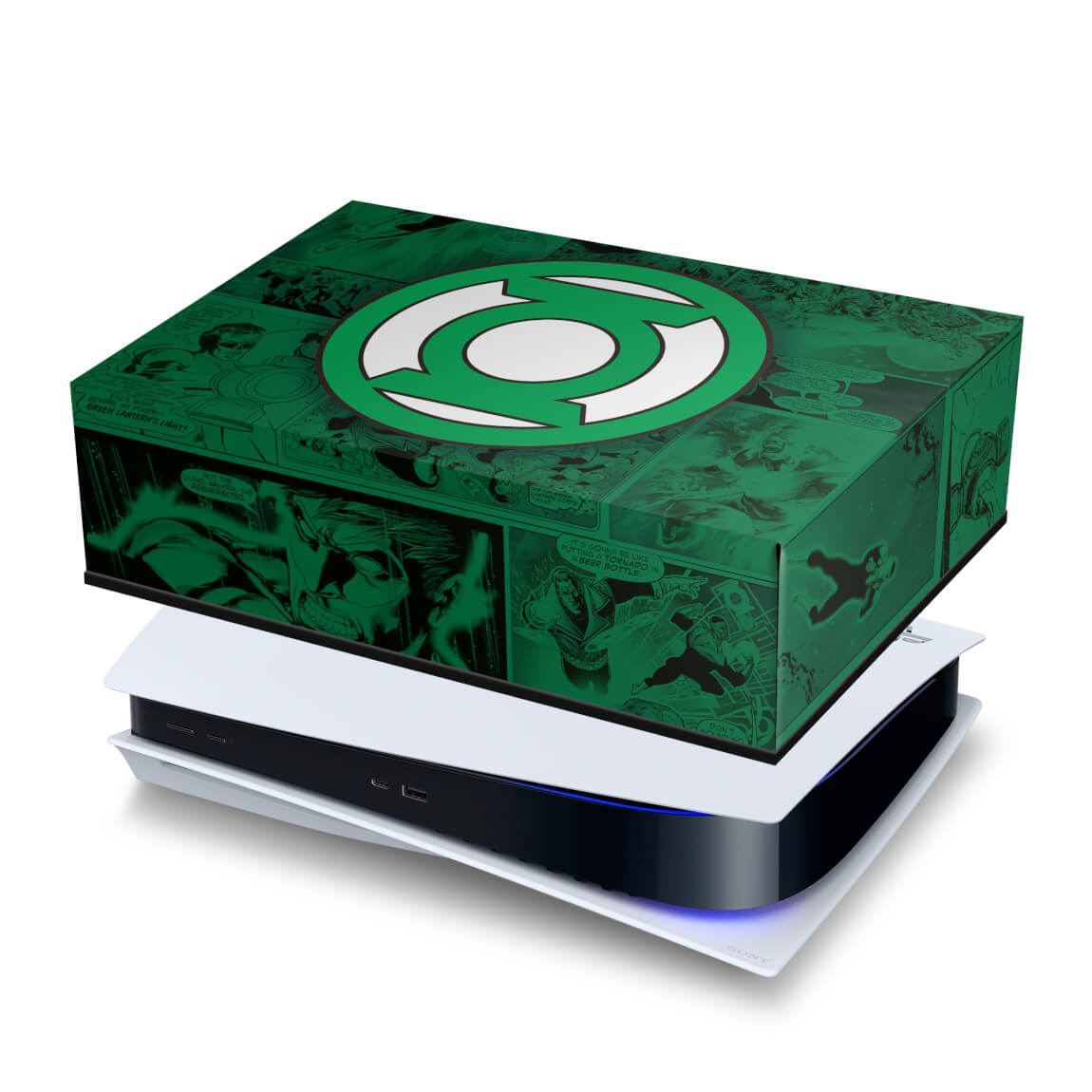 PS5 Fat Capa Anti Poeira - Lanterna Verde Comics