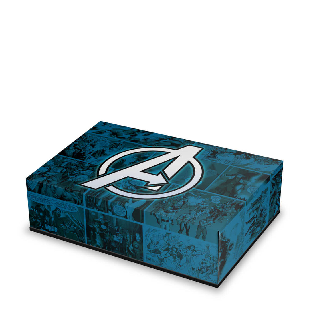 Capa Anti Poeira PS5 Fat Horizontal - Avengers Vingadores Comics - Pop Arte Skins - foto 2