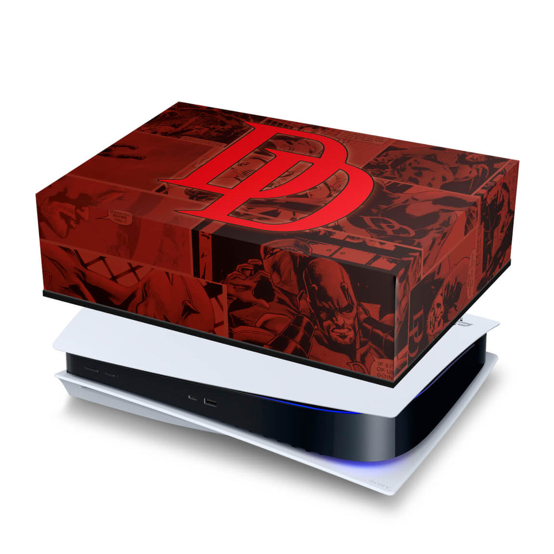 PS5 Fat Capa Anti Poeira - Daredevil Demolidor Comics