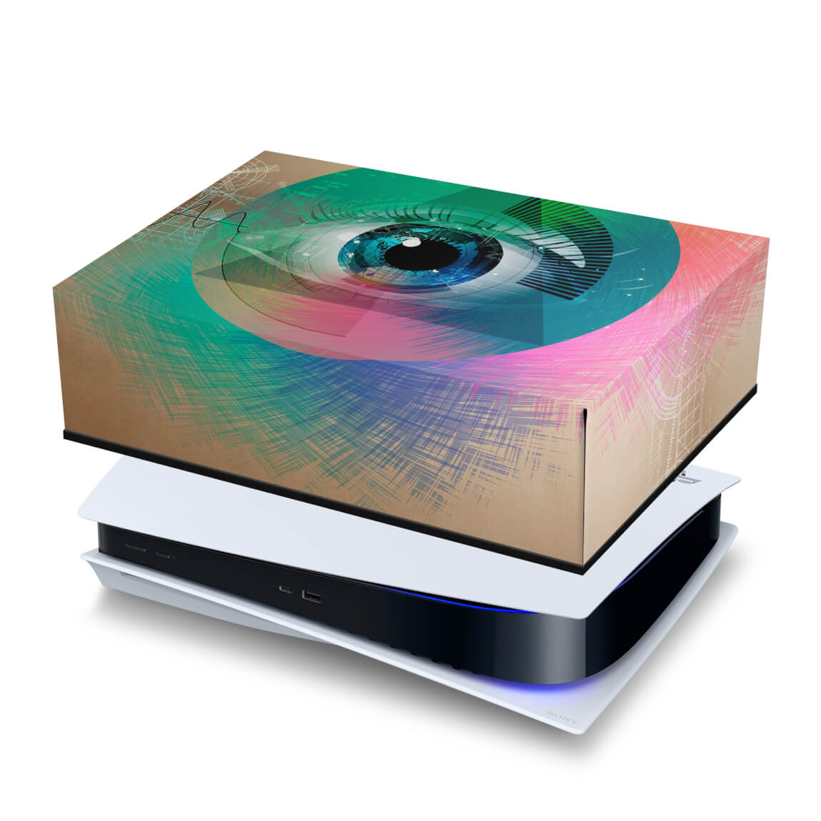 PS5 Fat Capa Anti Poeira - Abstrato #89