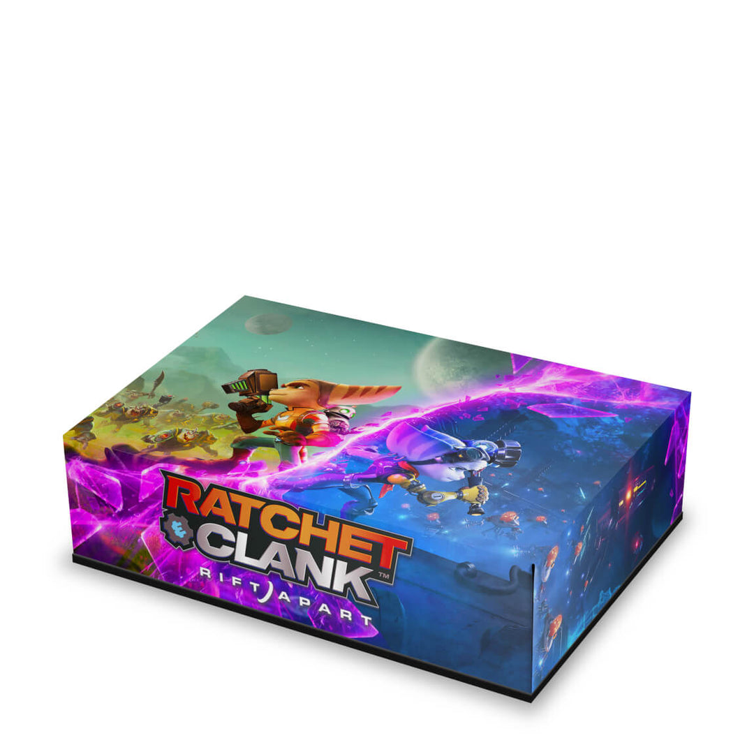 Capa Anti Poeira PS5 Fat Horizontal - Ratchet & Clank Rift Apart - Pop Arte Skins - foto 2