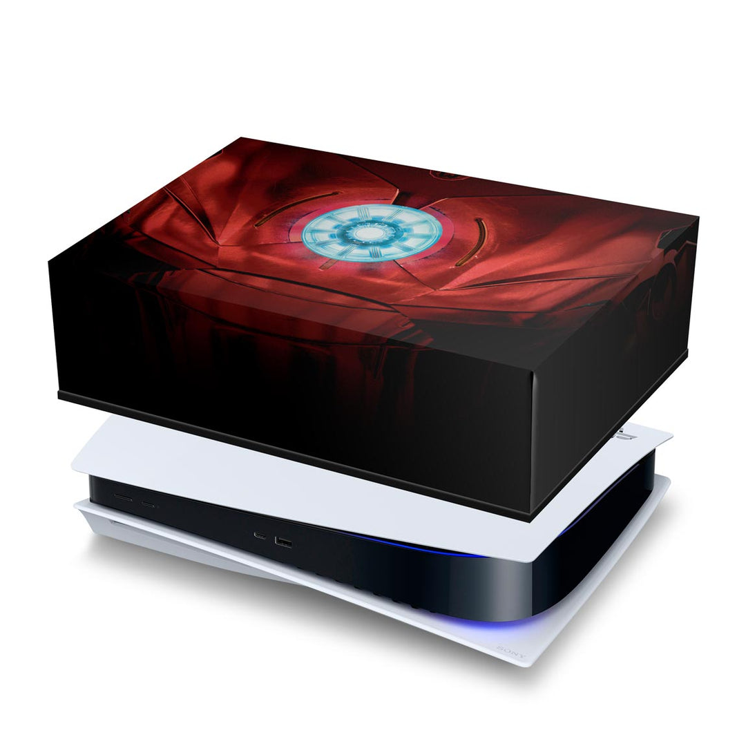 PS5 Fat Capa Anti Poeira - Iron Man Homem De Ferro