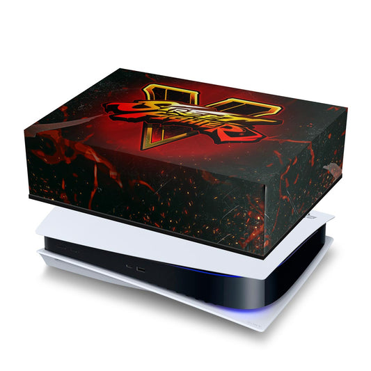 PS5 Fat Capa Anti Poeira - Street Fighter V