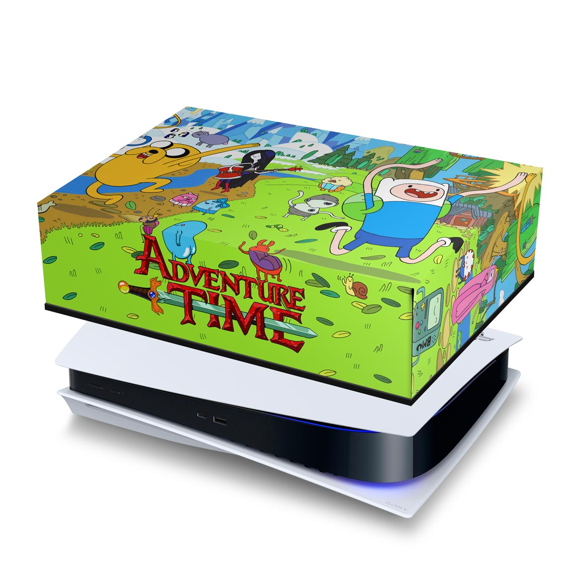 PS5 Fat Capa Anti Poeira - Hora de Aventura