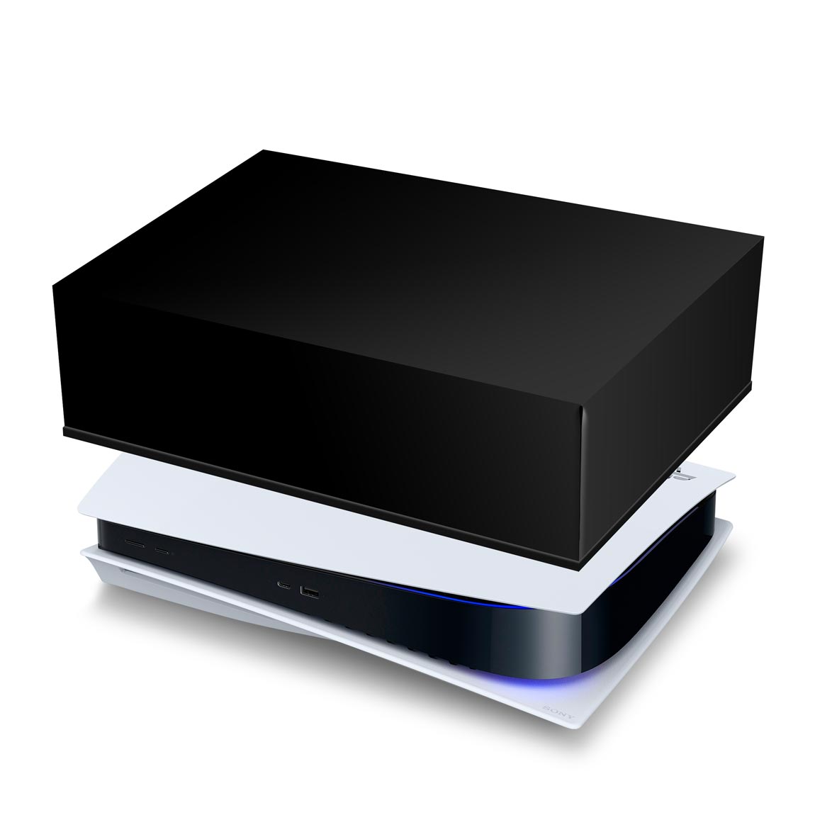 PS5 Fat Capa Anti Poeira - Preta All Black