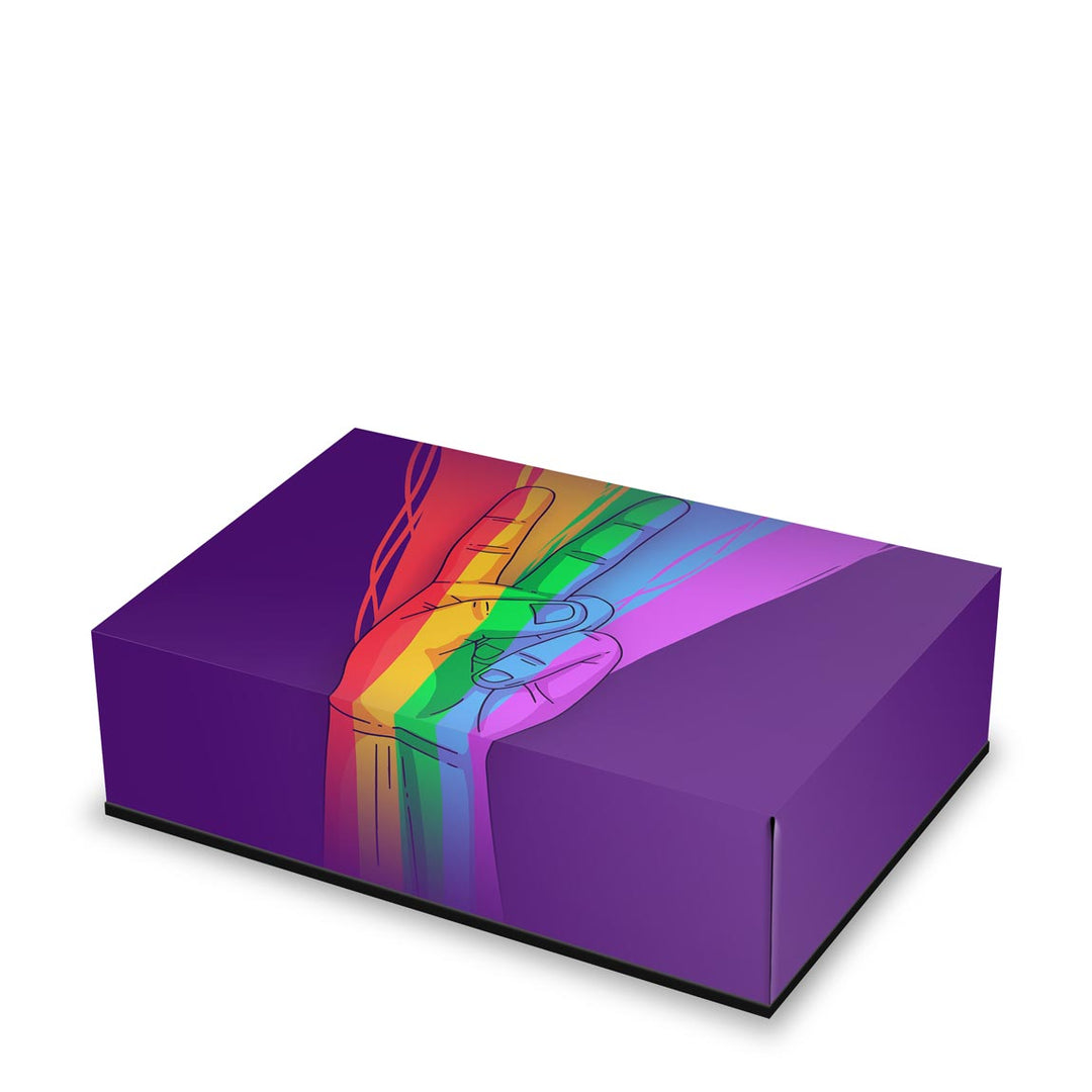 Capa Anti Poeira PS5 Fat Horizontal - Rainbow Colors Colorido - Pop Arte Skins - foto 2