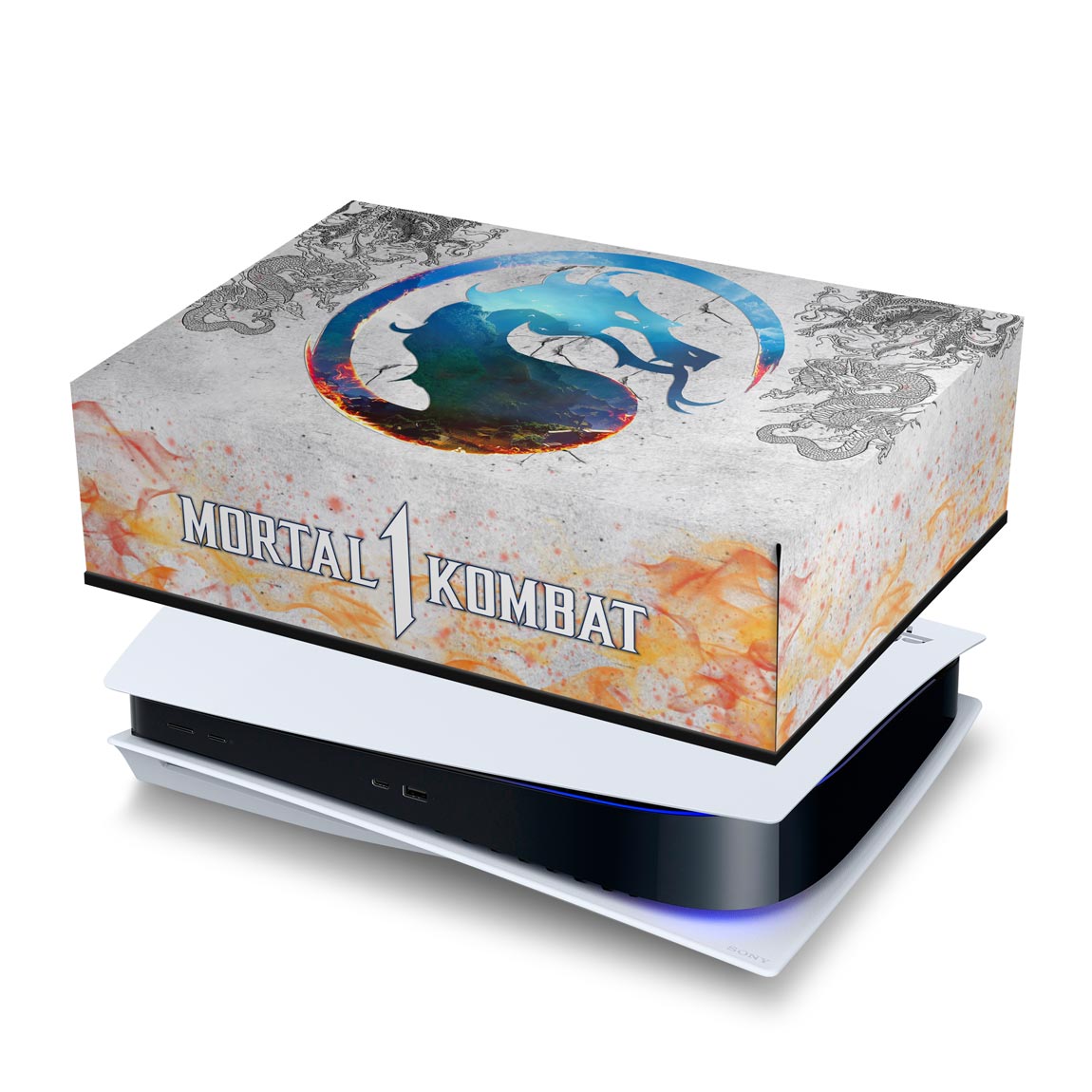 PS5 Fat Capa Anti Poeira - Mortal Kombat 1