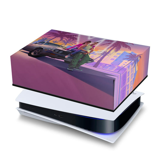 PS5 Fat Capa Anti Poeira - GTA 6 VI