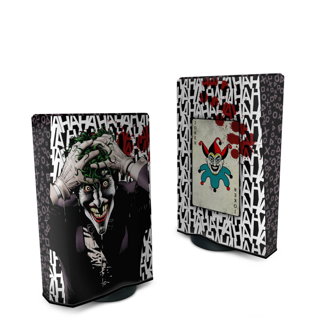 Capa Anti Poeira PS5 Fat Vertical - Joker Coringa - Pop Arte Skins - foto 2