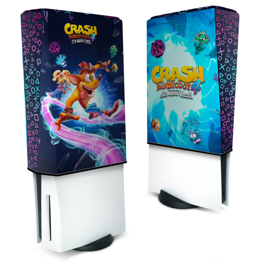 Capa Anti Poeira PS5 Fat Vertical - Crash Bandicoot 4