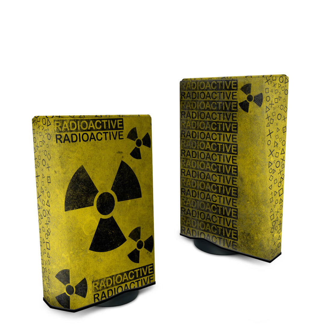Capa Anti Poeira PS5 Fat Vertical - Radioativo - Pop Arte Skins - foto 2