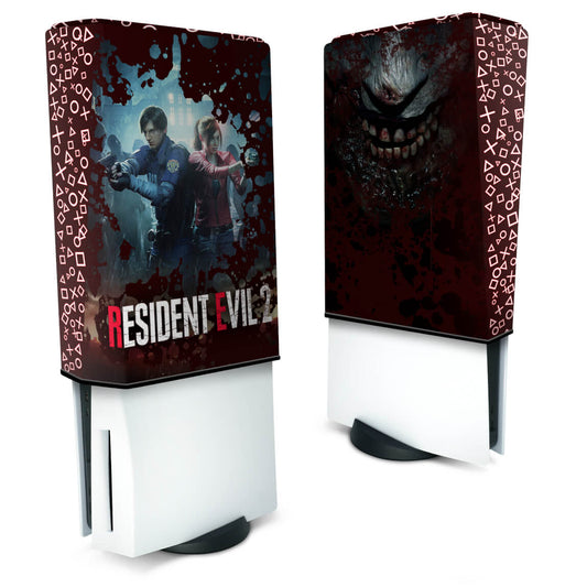 Capa Anti Poeira PS5 Fat Vertical - Resident Evil 2 Remake